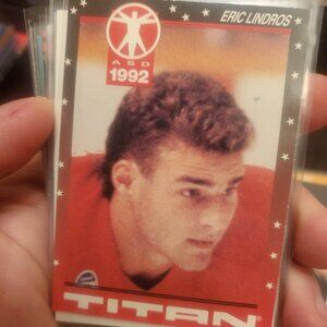 1992-93 Jofa Koho The Endorsers Collection Eric Lindros #EL Hockey Card Promo